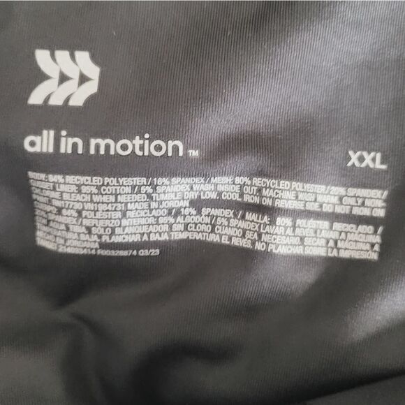 New All in Motion Women's Shine Leggings Size XXL NWT - Picture 3 of 8